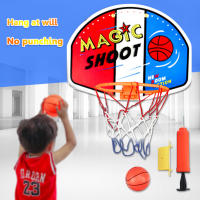 Mini Hoop De Baloncesto Para Interiores Para Niños Y Niñas Tablero De Apoyo Para Puertas Y Habitaciones Con Bola Juguetes Deportivos Para Fanáticos Del Baloncesto - details 3