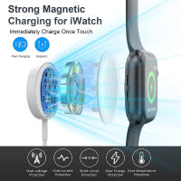 Cargador Magnético Rápido Para Apple Watch Y iPhone Cable Multiusos Compatible Con Reloj Apple 4 En 2 Cargador De Pulsera - details 10