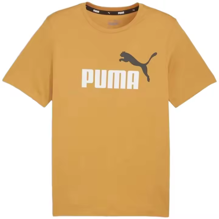 Camiseta de Manga Corta Puma Ess 2 Col Logo para hombre en color beige - 1