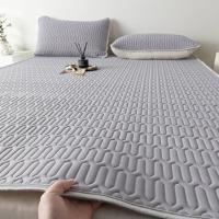 Juego De Sábanas Con Fundas Para Almohadas Cooling Ice Silk Y Látex Tejido Quilted Transpirable Para Verano Resistente Al Calor Materiales Sólidos De Poliéster 200TC - details 43
