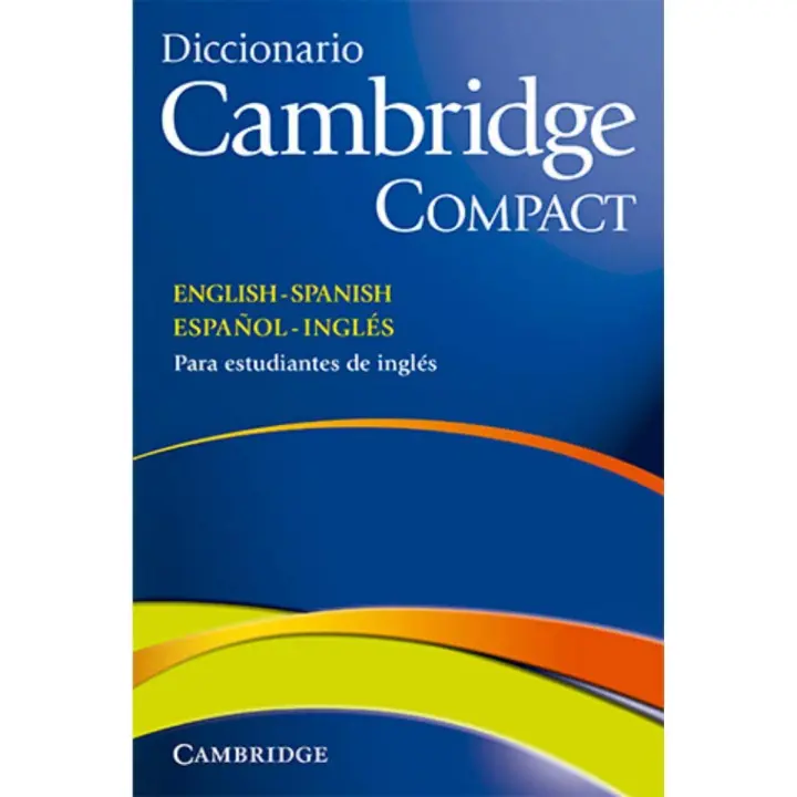 Libro Diccionario compact Inglés/Español. Editorial CAMBRIDGE Año 2008 Autor AA.VV. ISBN 9788483234754 - 1