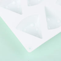 Molde De Silicona En Forma De Queso Con 8 Cavity Para Pastelería Herramienta De Cocina Antideslizante Para Hornear Y Postres - details 12