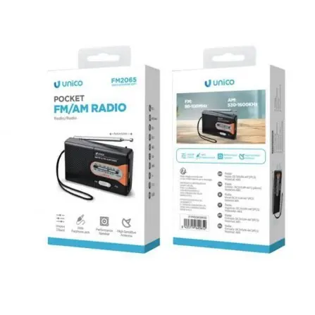 Radio Portatil AM/FM FM2065 Unico - 1