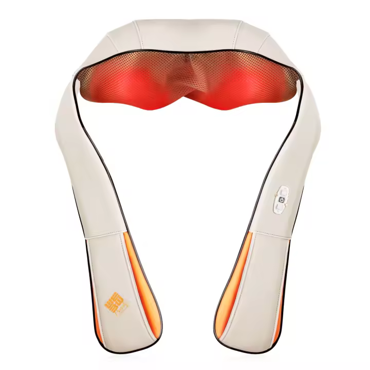 MASAJEADOR RELAJANTE CUELLO Y HOMBROS, MASAJEADOR RELAJANTE MULTIFUNCION PARA CUELLO HOMBROS LUMBARES O PIERNAS, MASAJEADOR ELECTRICO CERVICAL, MASAJEADORES CERVICALES Y DE ESPALDA - 1