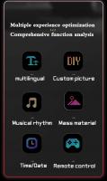 Panel De Pantalla LED Matriz De Pixeles Bluetooth APP Para Coche Tienda Hotel Bar Luz Nocturna Flexible Programable DIY - details 3