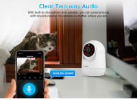 Cámara Inteligente WiFi Tuya Para Mascotas 4K 8MP HD Vídeo Visión Nocturna Alarma AI Mini Cámara De Seguridad Doméstica Para Perros Gatos Y Bebés - details 7