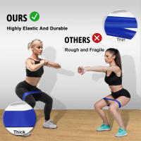 Set De 5 Bandas De Resistencia TPE Para Ejercicio Físico Y Yoga Equipo De Gimnasio De Lazo De Goma Entrenamiento De Fuerza En Casa - details 3
