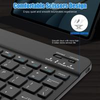 Teclado Inalámbrico Bluetooth Mini 78 Teclas Para Juego Compatible Con Android iOS Windows PC iPad Samsung Redmi Tableta Roja MI - details 4