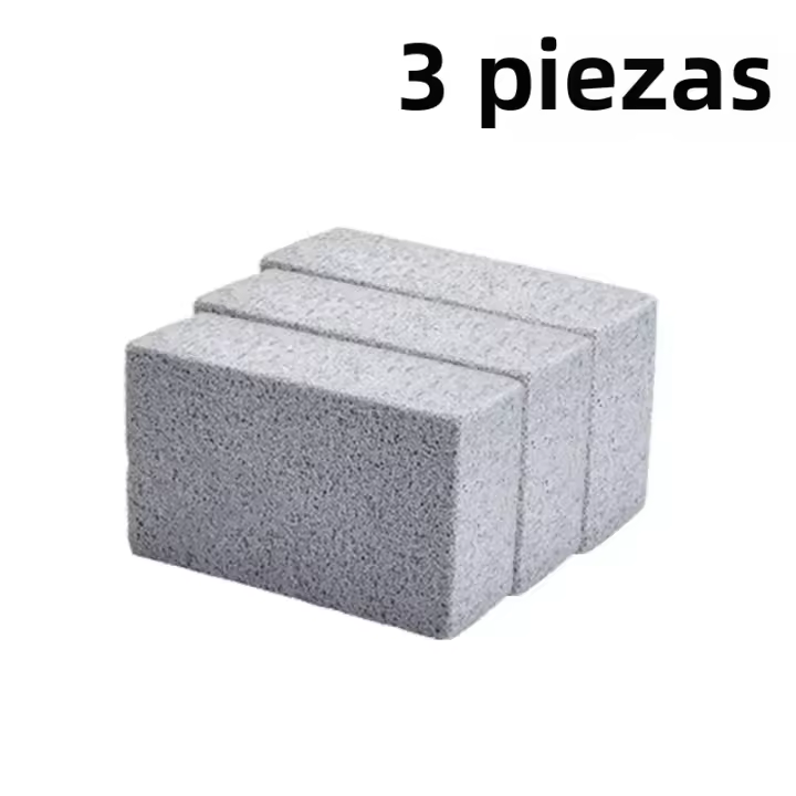 Limpieza De Piedra Para Barbacoa Pequeña Ladrillo Gris Herramienta De Limpieza Para Asador Placa De Asado Púmice Ecológico Para Cocina - 1