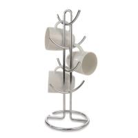 Árbol para taza de café con 6 ganchos, soporte para taza de café resistente a la corrosión para mostrador, estante para tazas de té de acero aleado, soporte para taza de café para - details 0