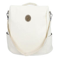 Bolso DE LA mochipa del Cuero DE LA PU para las mujeres Bolso multiusos de la Moda bolsos de hombro de Las Señoras para el viaje Blanco W - details 3
