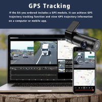 Cámara DVR De Coche Mini Dash Cam 4K 2160P Con WIFI GPS Lente Dual Grabación De Video Negro Bocina Visión Nocturna Para Automóvil - details 5