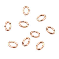 100pcs Anillos Saltarines De Acero Inoxidable Ovalados Para Creación De Joyería DIY Conectores De Collar Accesorios De Pulsera Tamaños 3*4/4*6/6*8m - details 3