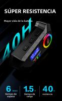 Auriculares De Motocicleta Bluetooth 5.4 Inalámbricos Para Casco Resistente Al Agua Con Control De Voz Reproductor MP3 De Música Hands-Free Para Moto - details 3