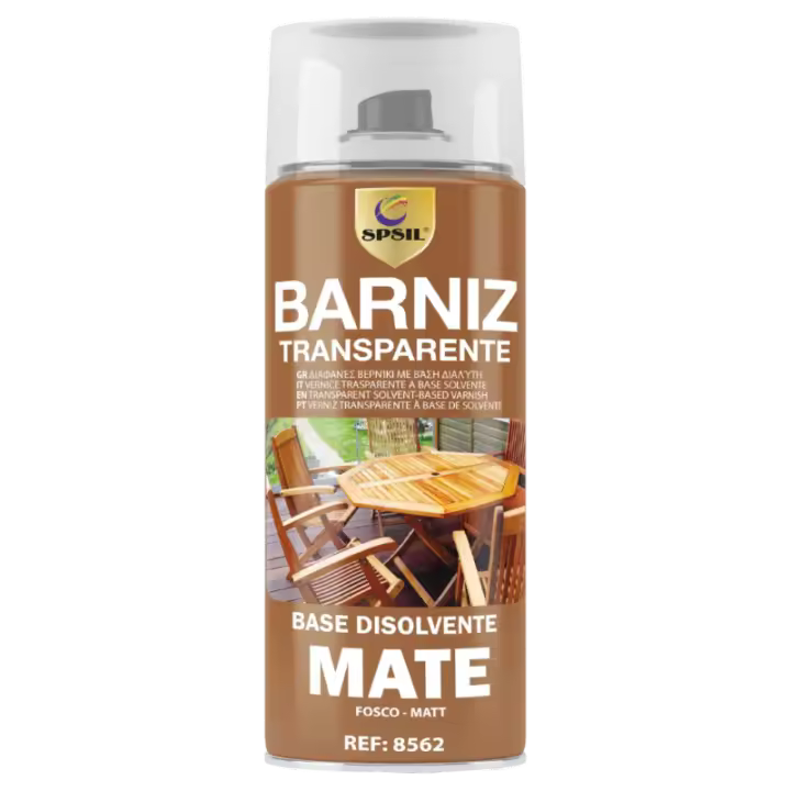 LILI HOME Pack de 2 Botellas de Pintura Barniz Spray Brillo o Mate Multisuperficie - 400ml - Acabado Duradero y Profesional ideal para una variedad de materiales, este barniz ofrece un acabado duradero y profesional en dos opciones: brillo y mate. Perfect - 1