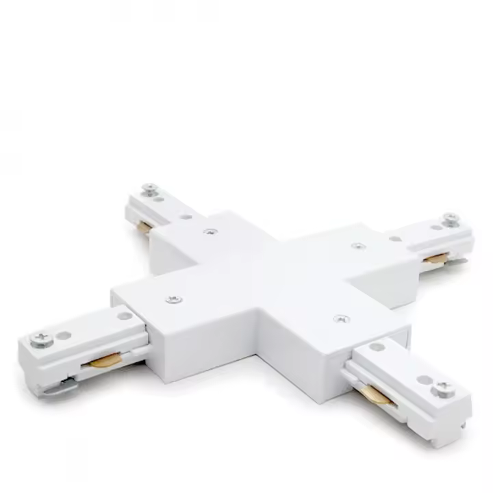 Greenice | Conector X Carril Bifásico Blanco - 1