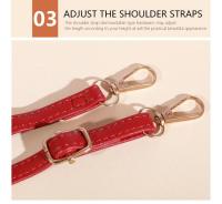 Bolso Bandolera De Cuero Sintético Moda Con Pantalla Táctil Y Pochete Exterior Para Mujer Estilo Inglés Vertical Con Slots Para Tarjetas - details 10