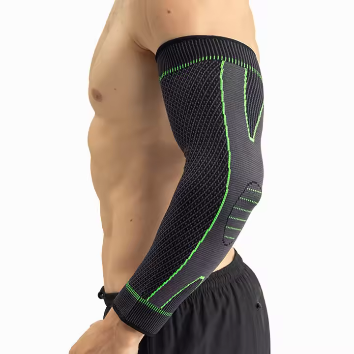 1Pcs Manguito De Compresión Para Codo No Eslipiente Y Transpirable Soporte Para Tenositis Y Elbow Para Hombres Y Mujeres - 1