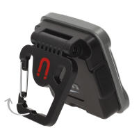 Aktive - Foco LED portátil 1000 lm, luz potente con alcance 30 m, 3 niveles intensidad, batería recargable USB con 2-4,5 h de autonomía, base magnética y clip giratorio, compacto 8x8x4 cm, resistente a salpicaduras IP44, ideal para camping y emergencias - details 4
