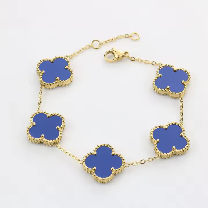 Pulsera de Oro de 18K para Mujer Estilo de Diseño simple Joyería exquisita - 1
