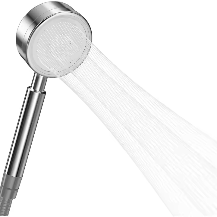 Cabezal de Ducha Alta Presión Acero Inoxidable 304 Ahorro de Agua Fácil Instalación - 1