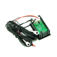 Termómetro Digital Doble Pantalla NTC Protección Metálica Impermeable Precisión Alta Para Tablero DC 4-28V Medidor De Temperatura - details 12