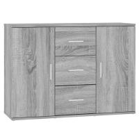 Aparador de madera contrachapada 91x29,5x65 cm Mueble de Almacenaje de Salón, Buffet para salón, Armario Auxiliar, Armario de Almacenamiento - details 2