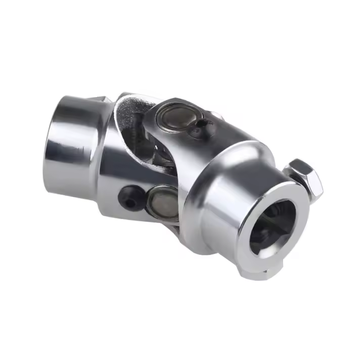 Junto De Juntas Universales U 3/4" DD X 3/4" DD Enchapado De Níquel Coupler De Eje De Dirección Individual Accesorios De Coche Longitud Total 83 Mm - 1