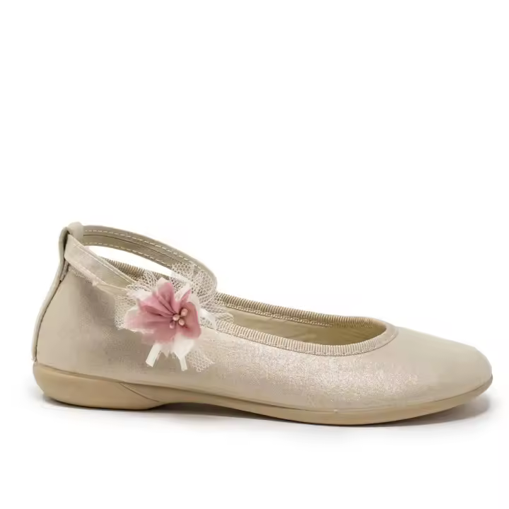 D'HEYMAR 950 Bailarinas Niña 20512 XL BAILARINA GILDA FLORES BEIG - 1