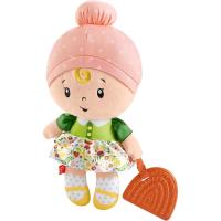 Fisher-Price  mi primera Muñeca de trapo abracitos y ruiditos con sonajero y mordedor  +6 Meses Mattel HXK44 - details 0