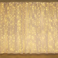 Luces De Navidad LED Para Decoración Exterior 9x3/12x2m Cortina De Luces Flujo De Agua Para Jardín Y Eaves Decoración De Fiesta - details 2