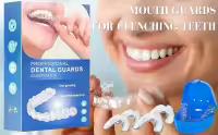 Protectores bucales para apretar los dientes por la noche, protector bucal para rechinar los dientes, protector bucal reutilizable para dormir por la noche, protector nocturno para los dientes (juego de 4 piezas) - details 0