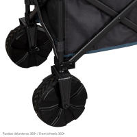 Carro plegable playa c/ruedas especial arena con carga 50 kg Aktive - details 2