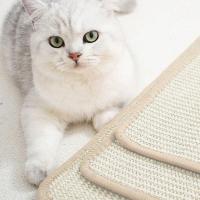 Carpetas Para Gatos De Sisal Y Lino Resistente Al Desgaste Protección De Muebles Almohadilla De Descanso Para Gatos Sin Pellet Ni Herramientas Necesarias - details 5