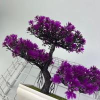 Arbusto Artificial De Bonsái Pequeño Con Flores Ornamento De Maceta Planta Falsa Para Decoración De Habitaciones Hoteles Y Salones Jardín - details 10