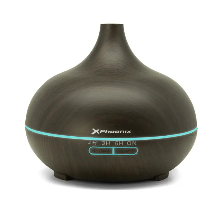 Phoenix Technologies Humidificador Aromaterapia Ultrasónico 400ml LED 7 Colores - 1