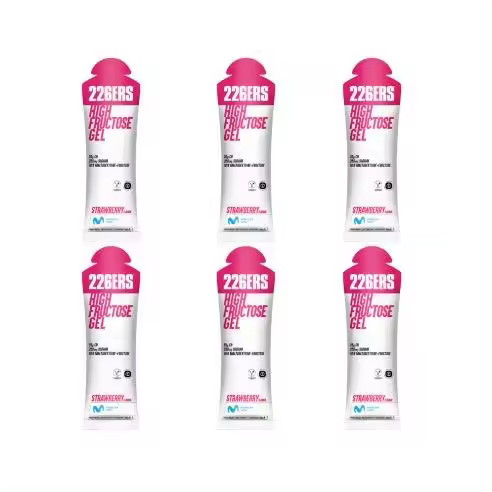 X6 HIGH FRUCTOSE GEL (6X80G) FRESA - 226ERS - 1