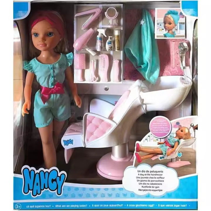Famosa Muñeca Nancy un Día de Peluquería - Juguete de Rol para Niñas - 1
