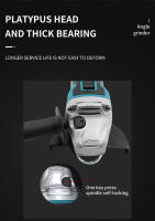Makita 18V DGA404 Mezcladora De Ángulo Eléctrica Recargable De Potencia Alta Con Motor Brushless 125/100mm Para Corte Y Pulido - details 2