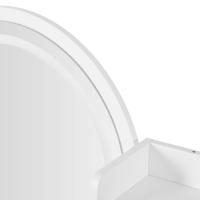 Con 9 cajas, tocador, Blanco, para Salón dormitorio, 120x40x135cm - details 6