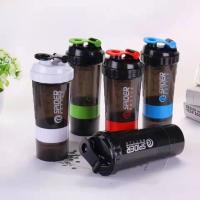 Botella de agua para entrenamiento SANDA con compartimentos para proteínas y pastillero.Capacidad de la botella 500ML - details 1