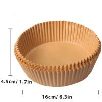 25/50/100pcs Papel De Perforación Para Air Fryer Desechable No Adherente Filtros De Papel Para Hornear Para AirFryer - details 0