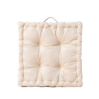 Cojín Tatami Cuadrado Suave Para Silla De Piso 42x42cm Cojín De Piso Para Sofa Moderno Antidepresión No Impreso Relleno De Algodón 100% Polyester - details 5