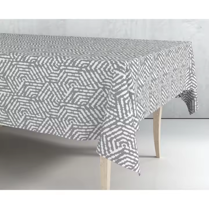 Mantel de hule estampado por metros - Geométrico moderno gris 43282-1    mantel por metros; manteles; mantel barato; mantel jardín - 1