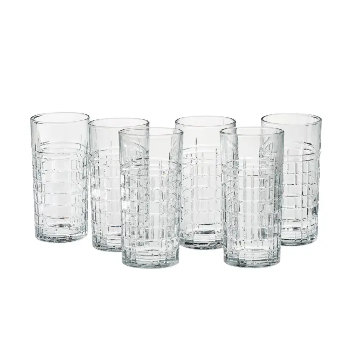 Mopita Seoul Set 6 bebidas 356 ml cristal transparente - 1
