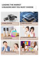 Máquina De Karaoke Con Micrófono Inalámbrico K12 Bluetooth Altavoz HIFI Estéreo LED Colorido RGB Para Fiestas En Casa Y Exteriores - details 5