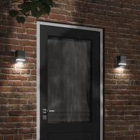 vidaXL Aplique de exterior de acero inoxidable luz de pared exterior Color Negro,  Plateado, y mas - details 0