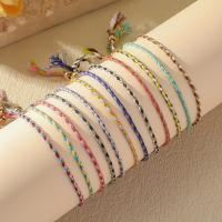 Juego De 12 Pulseras De Lona Hechas a Mano Estilo Vintage Con Moños Para Mujer Accesorios Diarios Adecuado Para Banquete - details 1