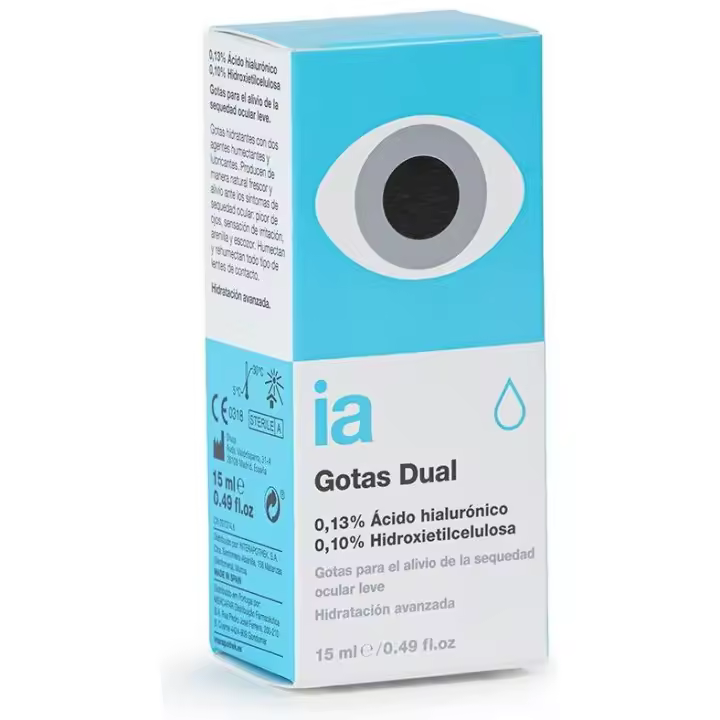 Interapothek Gotas Oftalmicas Con Doble Humectación 15Ml - 1