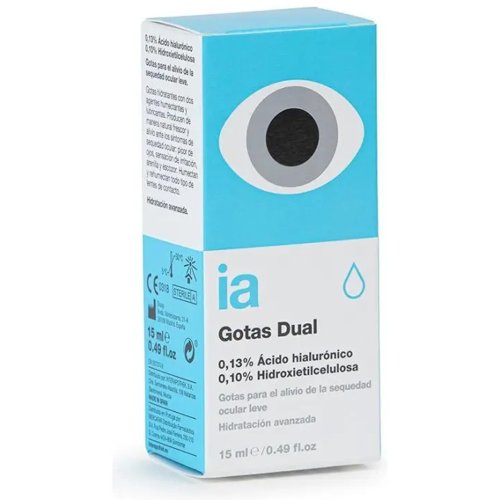 Interapothek Gotas Oftalmicas Con Doble Humectación 15Ml - 1